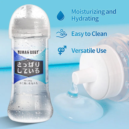 240ml Water-based Body Lubricant Intimate Lubricant for Couples,  Anal and Penis Lubricant,  Safe Sex Massage Lubricant