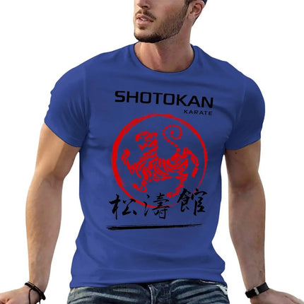 Shotokan Karate Tiger T-Shirt cute clothes anime figures tops street wear mens t shirts top quality