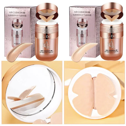 Air Cushion BB Cream Butterfly Powder Puff Moisturizing Foundation Concealer Whitening Oil-control Waterproof Makeup Cosmetics