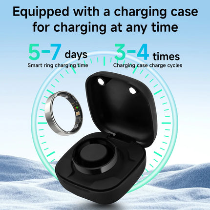 2026 Smart Ring Heart Rate Blood Pressure Monitor Health Ring 5ATM Waterproof Bluetooth Call  Men Women For Gifts