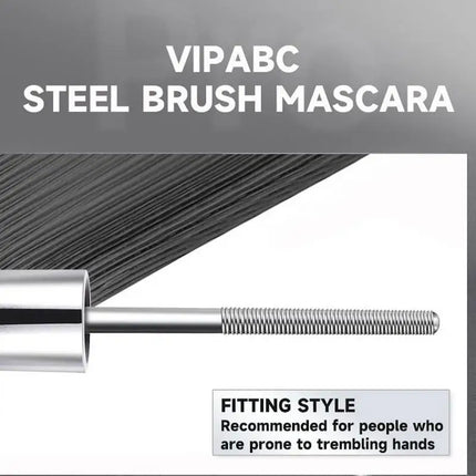 Iron Wand Mascara Beauty Makeup Curling Black Lash Eyelash Extension Waterproof Liquid Volume Mascara Long-wearing Cosmetic