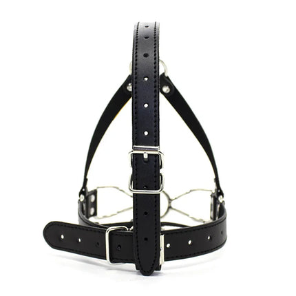 Manyjoy Mouth Gag Head Harness Restraints Tools Spider Shape Metal O Ring Mouth Gag Bondage Erotic Sex Toys Adult Games  BDSM