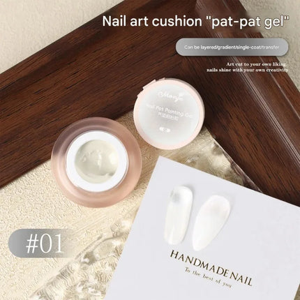 5ml Nail Art Cushion Gradient Painting Gel Black Ombre Patting Gel Polish UV/LED Blush Blooming Aura Manicure Nail Polish Tools