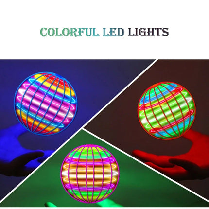 Flying Orb Ball 2023 Galaxy Cosmic Globe UFO Boomerang Suspension Ball Galactic Fidget Spinner Mini Drone Cool Toy Birthday Gift