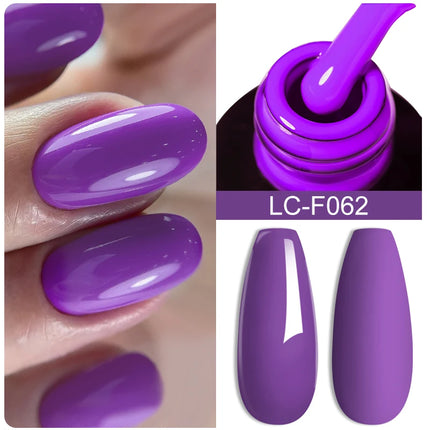 LILYCUTE 7ML Glitter Gel Nail Polish Sparkling Semi Permanent UV Gel Colorful Shinning Gel Varnish Nail Art Soak Off UV LED Gel
