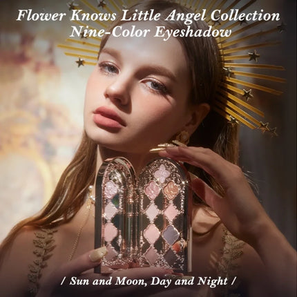 Flower Knows Little Angel Collection Nine-Color Eyeshadow 10.5g Delicate Matte Chameleon Eye Makeup Cosmetics