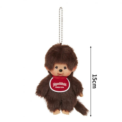 Monchhichi Plush Keychain Bag Hanging Accessories Kawaii Keychains Monkiki Doll Hanging Pendants Collection Birthday Gift モンチッチ