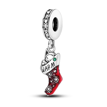 Charms Plata De Ley 925 Red Color Series Charm Red Elephant Animal Fruit Beads of Original Fits Women Anniversary Jewelry Charms