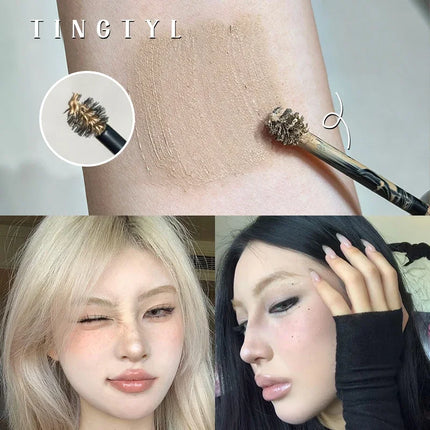 Mist Almond Natural Eyebrow Enhancer Dye Gel Tint Mascara Waterproof Lasting Quick Dry Dyeing Brow Tattoo Tinted Cream Makeup