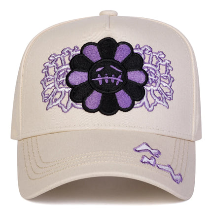 Unisex Sunflower Embroidery Baseball Caps Spring Autumn Outdoor Adjustable Casual Hats Sunscreen Hat Sports Cap