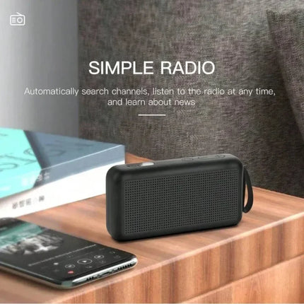 Deep Bass Bluetooth Speaker - Dual Drivers & Subwoofer, IP55 Dustproof Portable Design, 20W Rich Sound with 24-Hour Battery Life