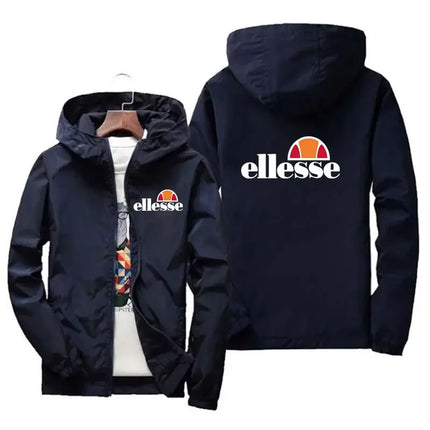 Spring Autumn New Windbreaker Mountaineering Raincoat Printed Letters Men's Jacket Coat Fashion Outdoor Sports Casual Thin Jacke