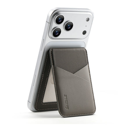 Luxury Business Leather Wallet Card Holder Bag For iPhone & Samsung Galaxy MagSafe Accessories With Slim Geometric Design Gift