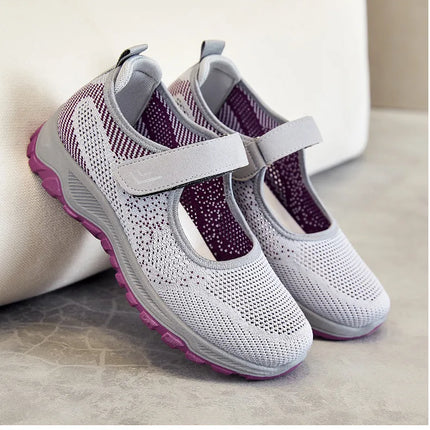 Women Shoes Breathable Vulcanized Shoes White ZapaWomen Sneakers Fashion Breathable Mesh Casual Walking Shoes Women Work Shoes