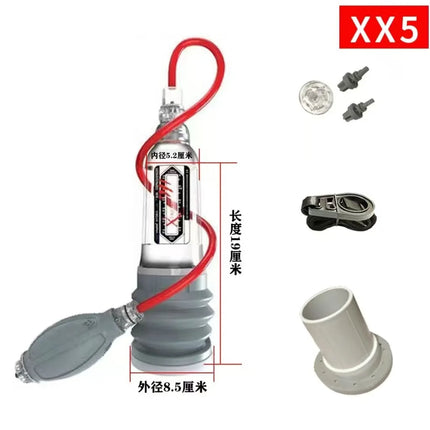Male Penis Pump Water Vacuum Pump For Men Penis Enlargement Pump Dick Extender Cock Exercises Pump Glans Trainer Adults Sex Toys