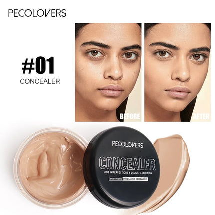 Waterproof Lasting Concealer Cream Moisturizing Full Cover Acne Mark Dark Circles Contour Concealer Makeup Palette Face Makeup