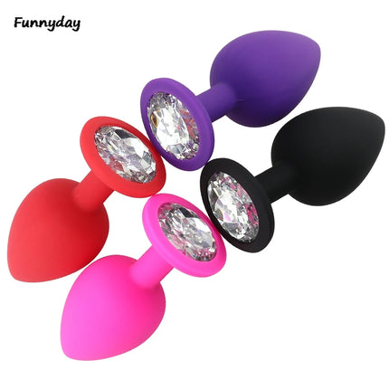 3 Size Soft Silicone Anal Plug Sex Toys for Women Men Erotic Bullet Anal Plug Bullet Gay Sex Toys for Adults Toys