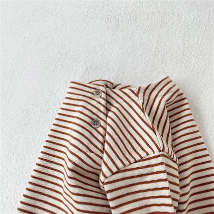 Lawadka Baby T-shirts For Boys Girls Cotton Long Sleeve Striped Baby's Clothing Casual Spring Toddler Clothes Tops 3-36M T Shirt