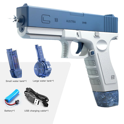 M416 Large Capacity Electric Water Gun Fully Automatic Shooting Toy Summer Water Gun Battle Beach Outdoor Entertainment ChildToy