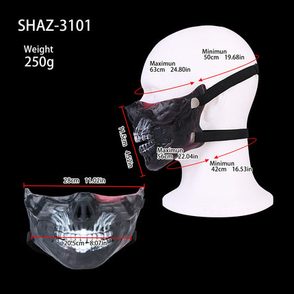 SHAZ Realistic Dog Mouth Silicone Mask Mastiff BDSM Oral Sex Aid Party Dress up Prop Adult Cosplay Costume Accessory for 18+
