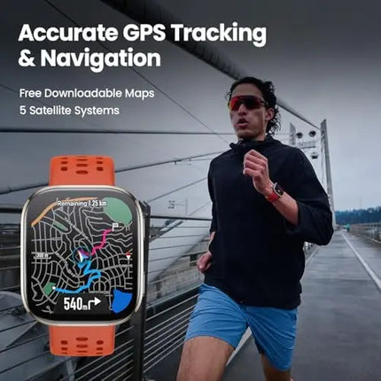 Amazfit Bip 6 Smart Watch, 5ATM Waterproof GPS Heart Rate SpO₂ Sleep Monito 14 Days Battery Sports Fitness Watch For Men Women