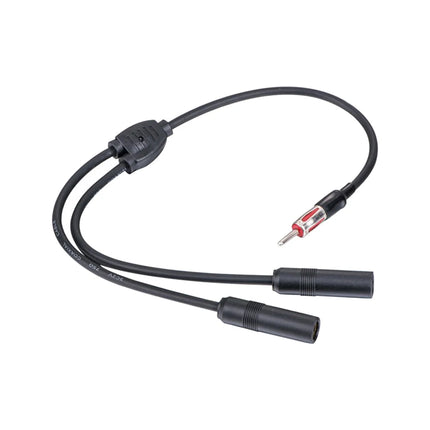 Car Antenna Cable Adapter Aluminum Plug In 1 For 2 Radio Antenna Extension Cable Meet More Connectivity Needs Antenna For Car