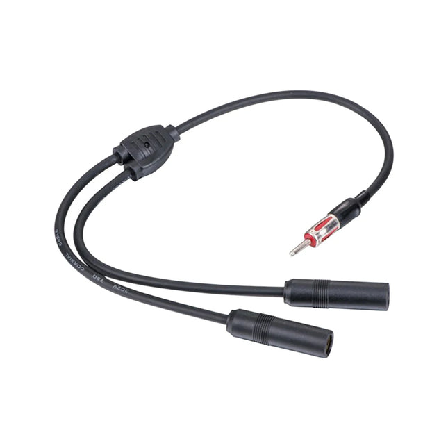 Car Antenna Cable Adapter Aluminum Plug In 1 For 2 Radio Antenna Extension Cable Meet More Connectivity Needs Antenna For Car