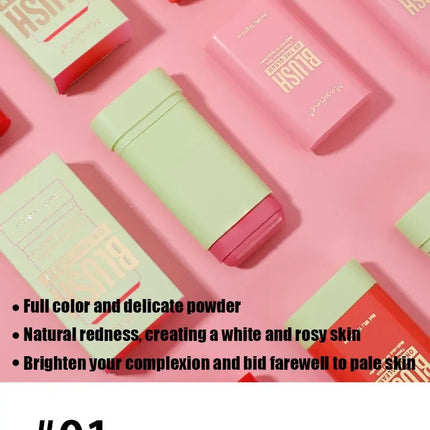 Make Up Multi Functional Blush Stick Easy Color Rouge Blusher Cream Waterproof High Color Rendering Brightening Skin Tone Hot
