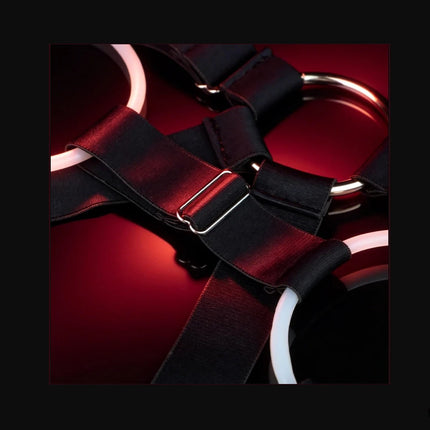 QKKQ Sexy Corset Erotic BDSM Bra With Nipple Clamp Adjustable Chest Bondage Bodice Breast Binder For Women Men Private Games