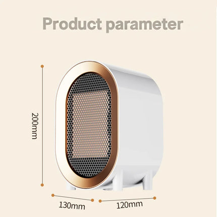 Electric Fan Heater For Room Winter 1200W Fast Heating Bathroom Living Room Office Desktop Portable PTC Ceramic Warm Air Blower