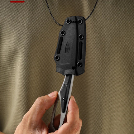Outdoor Straight Knife - Portable Sheath Camping Fishing Knife Multi-Functional All-In-One Pocket Knife Fruit Knife