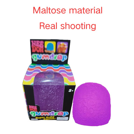 Schylling Mini Candy NeeDoh Gumdrop Soft Sensory Fidget Toy Stress Relief Squeeze Ball Blind Box