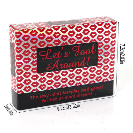A Year of Sex Position Poker for Couple Gaming Pose Card Couple Bedroom Conmand Drunk or Do Sex Game Cards with Picture Gift Box