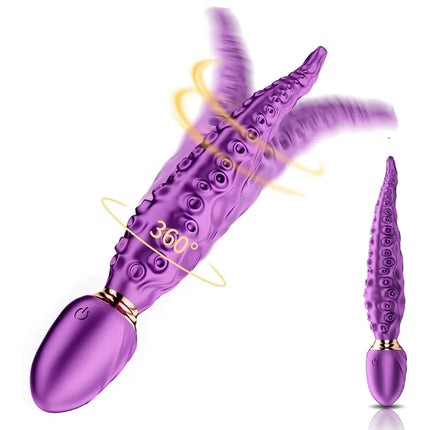 Octopus Tentacle Vibrator for Women Realistic Clitoris Stimulator 360° Dildo G-Spot Vagina Massger Masturbation Adult Sex Toys