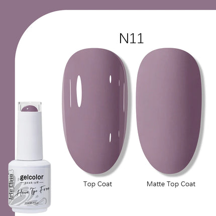 Arte Clavo TPO FREE HEMA FREE Gel Nail Polish UV Multi Use Semi Permanent Soak Off Autumn Winter Nail Art Hybrid Varnish 15ml