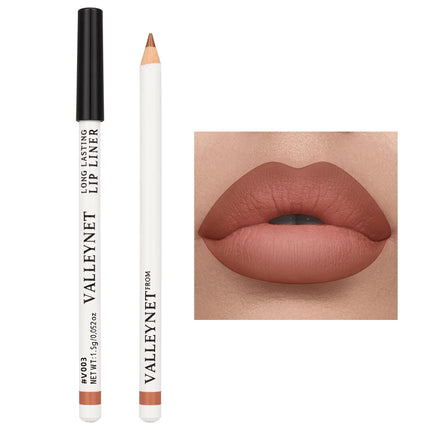6pcs/Set Lip Liner Set Eyeliner Set Lip Combo Long lasting Matte Waterproof Lipstick Lip Liner Lipstick Lip Makeup