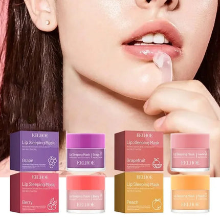 Reduce Lip Wrinkle Line DayNight Repair Lip Balm for Dry Chapped Cracked Dry Lips Moisturizing Hydrating Lip Mask for Women Men