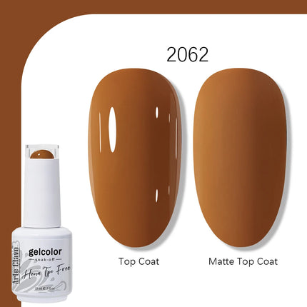 Arte Clavo TPO FREE HEMA FREE Gel Nail Polish UV Multi Use Semi Permanent Soak Off Autumn Winter Nail Art Hybrid Varnish 15ml
