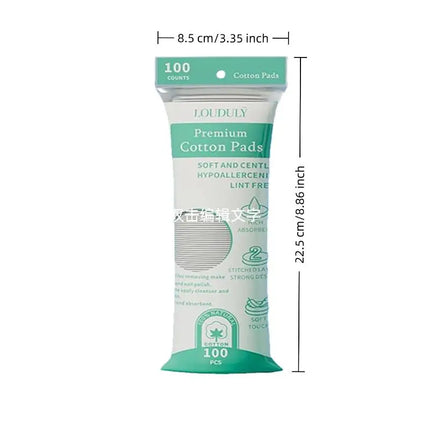 100pcs Cotton Pads Disposable Clean Cottons Face Nail Polish Remover Round Soft Face Cleansing Remover Pads Makeup Tools