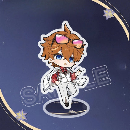 Yuanshen 6.0 Version Characters Acrylic Plaque Standee Figure Arlecchino Tartaglia Wanderer Balladeer Flins Standing Sign Model