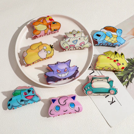 1PC/7PCS"Pokémon" cartoon character hair clip, multifunctional hair accessory