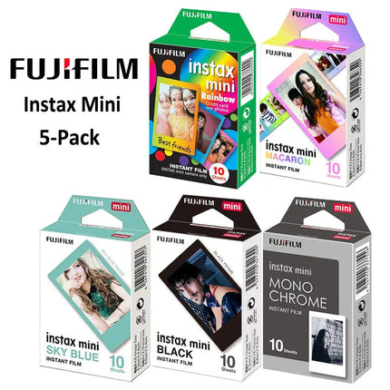 Fujifilm Instax Mini Film White 10 20 40 60 80 100 Sheets For FUJI Instant Photo Camera Mini 12/11 Mini 9 8 7 70 90 Film Camera