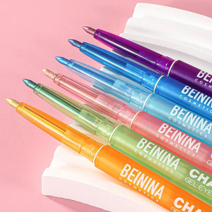 Shiny Chameleon Metallic Blue Eyeliner Gel Pen Eyeshadow Multicolor Eye Liner Pearlescent Polarized Glitter Eyes Pigment Makeup