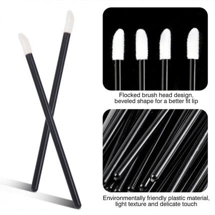 100/200pcs Disposable Eyelash Brushes Lip Brush Applicator Portable Mascara Wands Lash Brushes for Eyelash Extension Makeup Tool