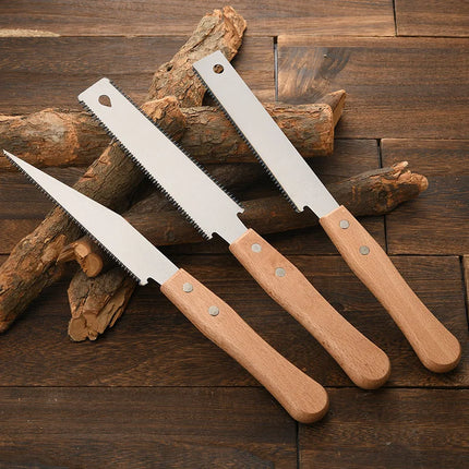Style Hand Saw Non-slip Wooden Handle Pull Saw Flush Cut Saw Flexible Handsaw Woodworking Cutting Tool Hand Saw