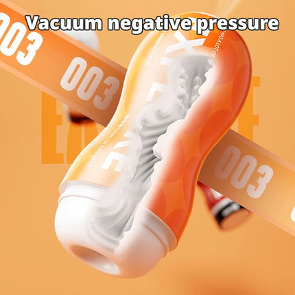 Male Masturbator Aircraft Cup Realistic Vagina Anal Vacuum Sucking Soft Pocket Pussy Adult Sex Toys for Men 18+