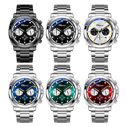 CHENXI Men's Watch Multifunctional Fashion Quartz with Calendar Luminous Display Men Watches Chronograph Business Wristwatch
