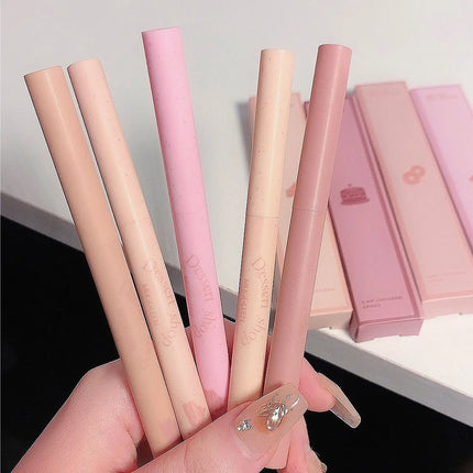 MUGE LEEN Dessert Lip Liner automatically swivel waterproof, long-laswet n wild Perfect Pout Gel Lip Liner | Comes Naturally
