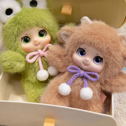 The Adorable PVC Blind Box Family Series Can Be Used As Bag Accessories Christmas Gift