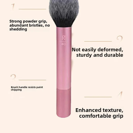 Portable Makeup Brush Set Foundation Blush Highlighter Brush Long Handle Artificial Fiber Brushes Box Packaged for General Use